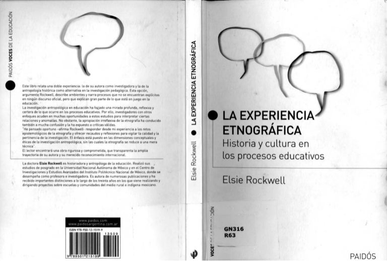 elsie rockwell la experiencia etnografica